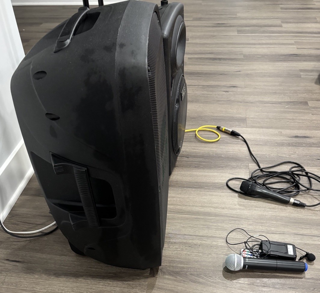 Portable PA Speaker Bundle – Fully Working (Tested)