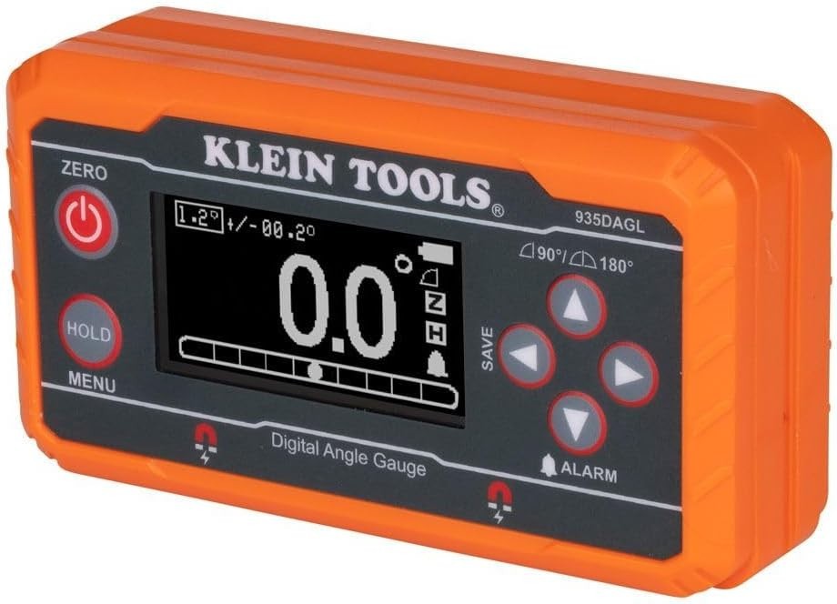 Digital Level Angle Finder with Programmable Angles & Strong Magnetic Base