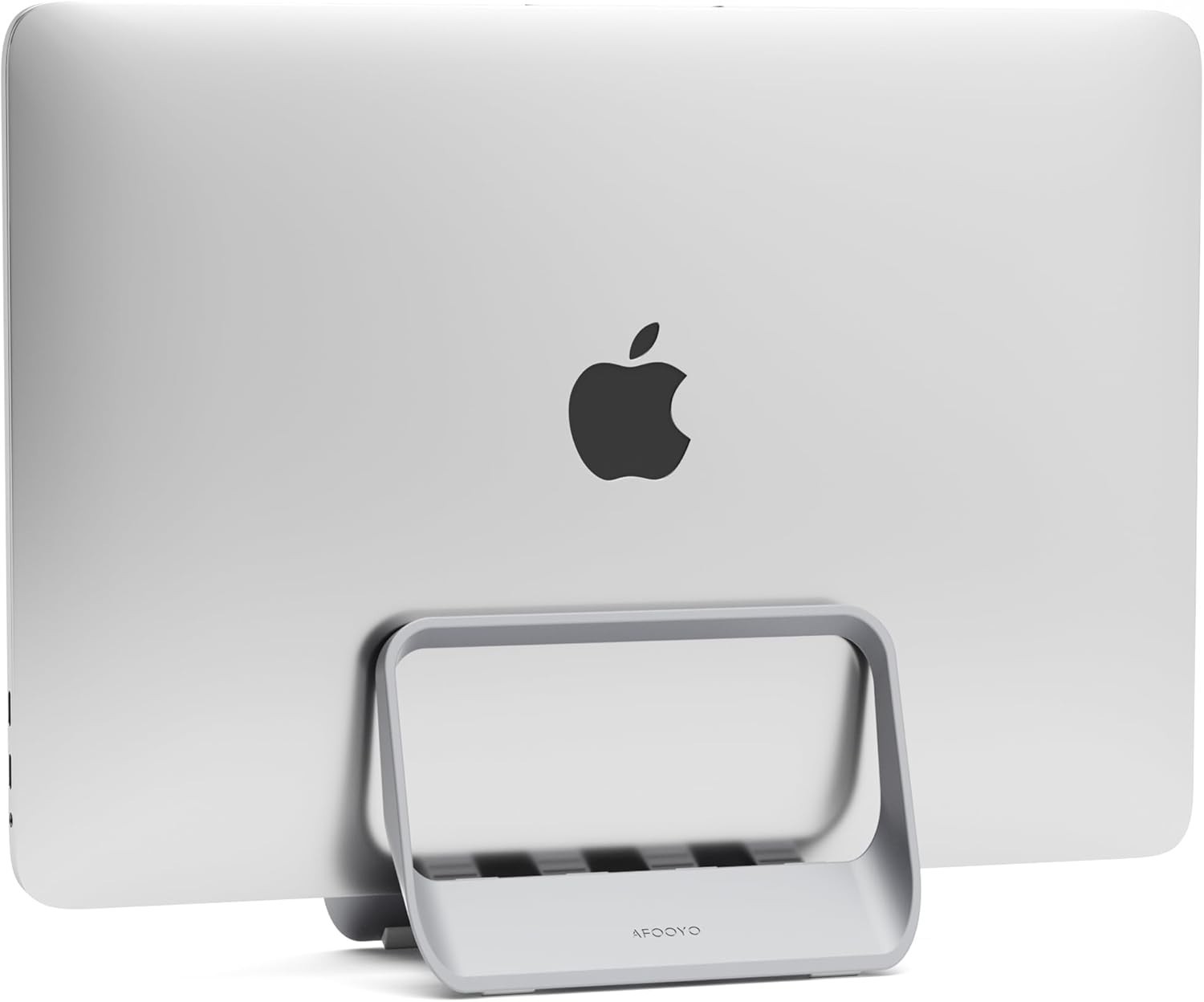 ABS Plastic Vertical Laptop Stand for Desk, Laptop Holder Dock,Adjustable Gray