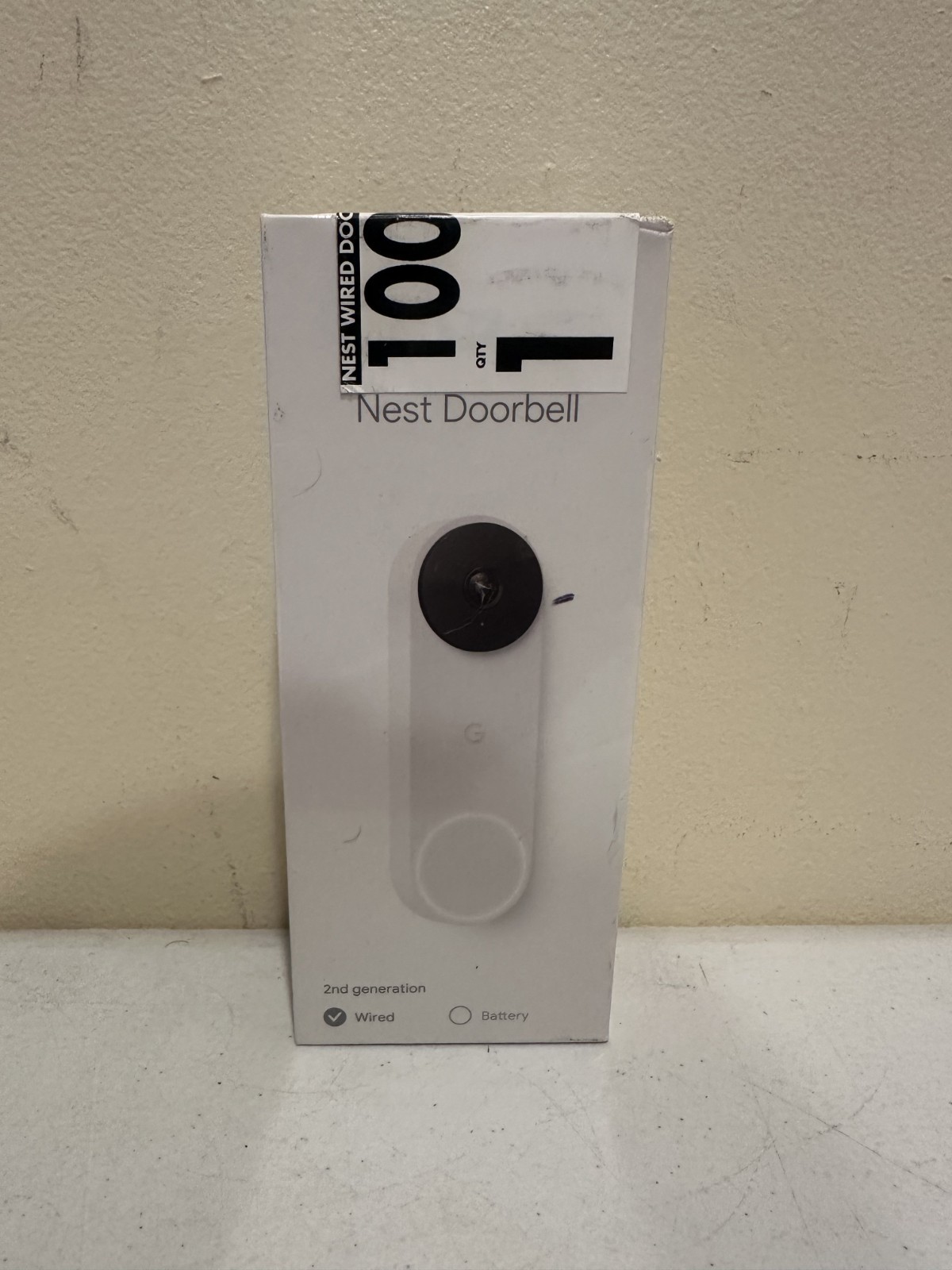 Google Nest Doorbell, Wired - Snow (GA02767-US)