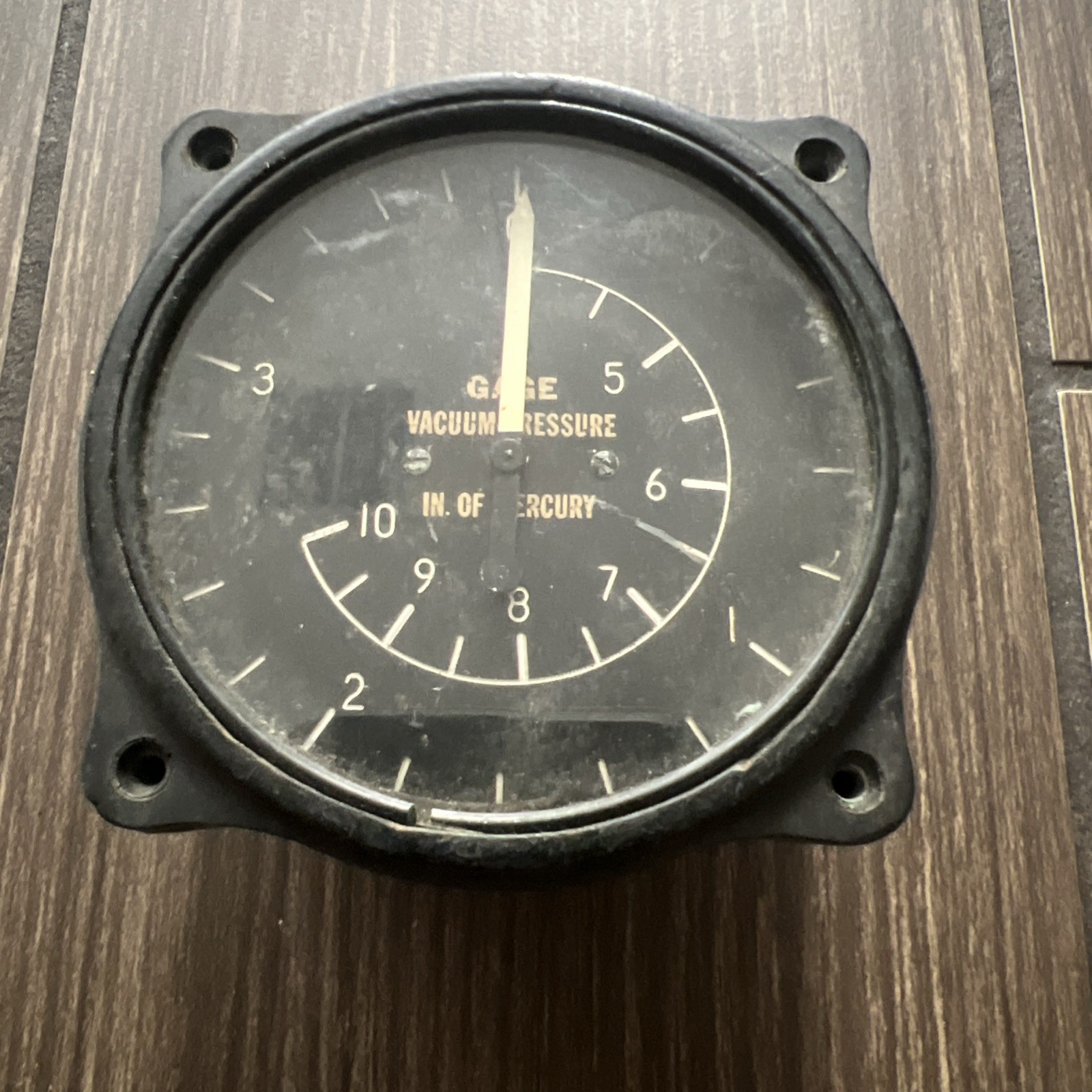Vintage Kollsman PN 157 0101 Vacuum Pressure Gauge