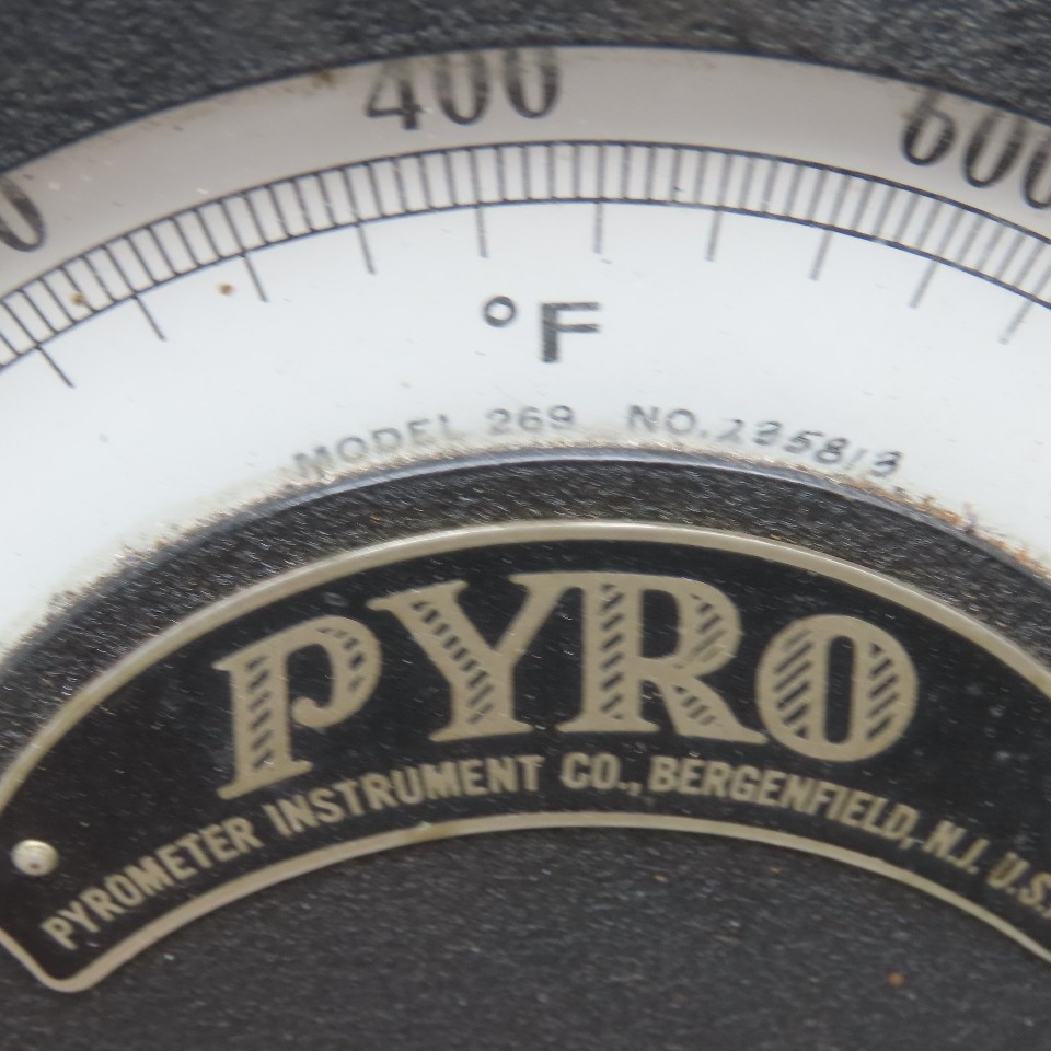 Pyro Model 269 0-800°F Pyrometer Incomplete Kit