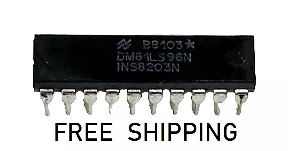 (2x) National DM81LS96N - IC Buffer/Driver - Octal Driver - 8 BIT - DIP20