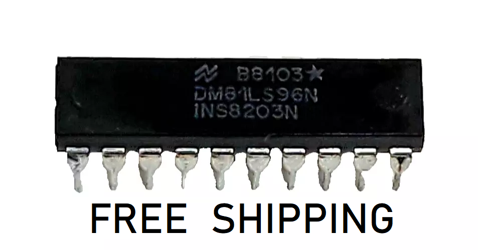 (2x) National DM81LS96N - IC Buffer/Driver - Octal Driver - 8 BIT - DIP20