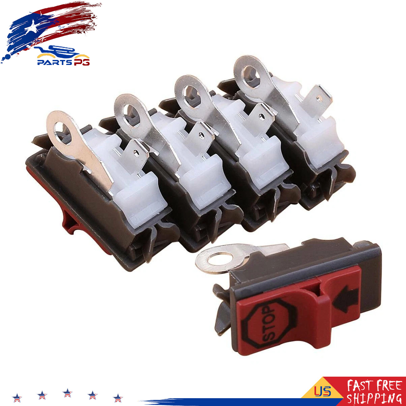 5pcs Kill Stop Switch fit Husqvarna 36 50 51 55 61 266 268 272 340 345 Chainsaw