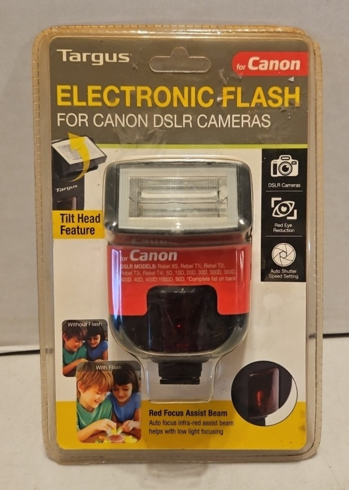 Targus Electronic Flash For Canon DSLR Cameras TGDL20C - New D3