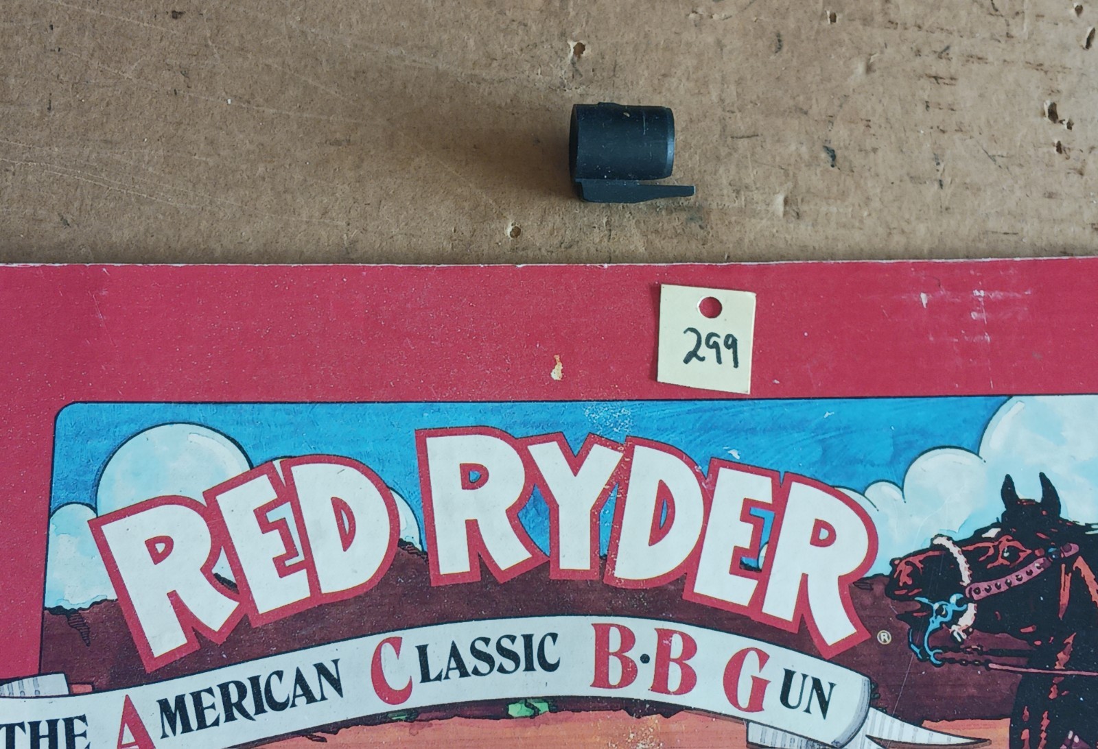 Daisy model 1938B, Red Ryder BB gun , Muzzle, Front sight