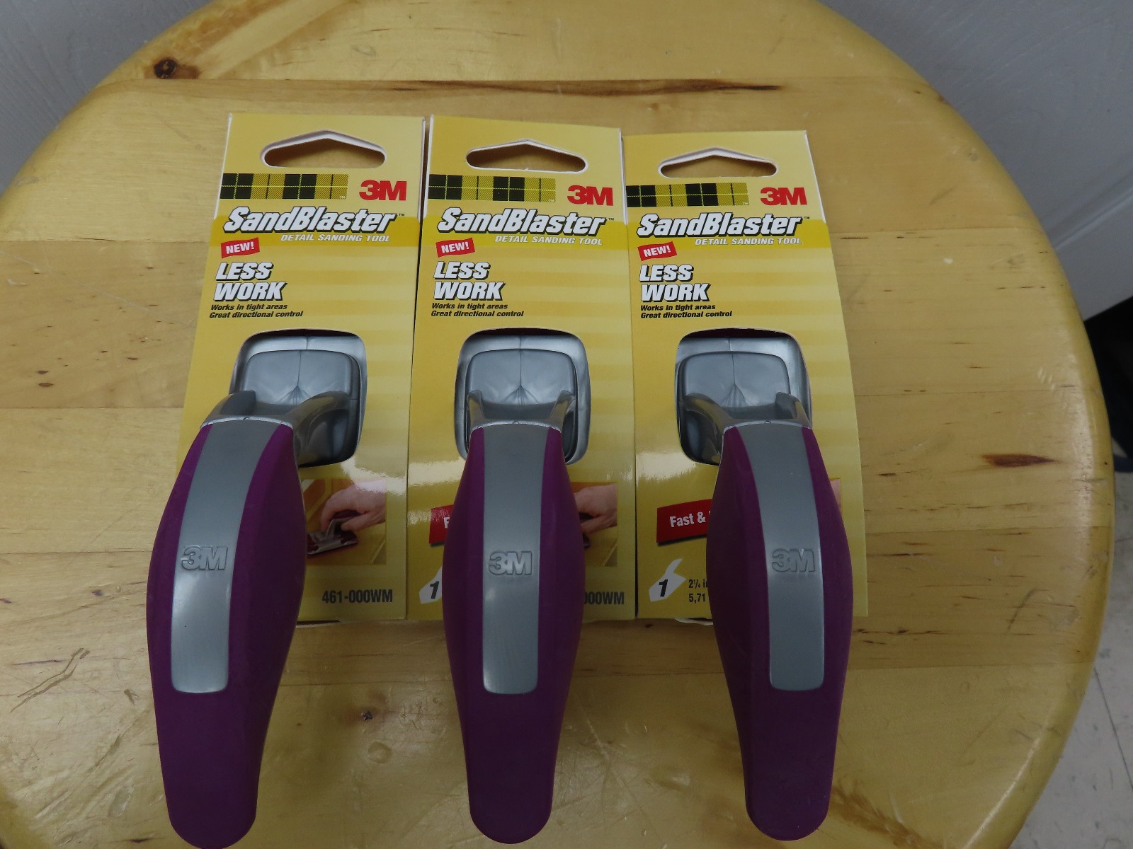 3 x 3M (461-000WM) SandBlaster Detail Sander Tools (2.3″ x 4.5″)