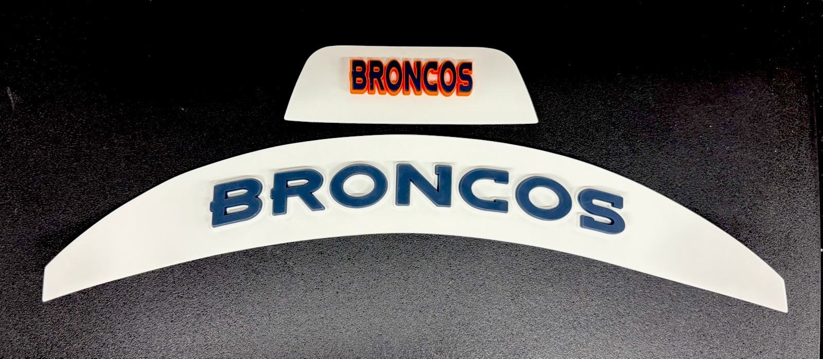 3D Bumpers - Broncos Flex Set for a Full Size Helmet