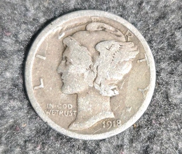 1918 dime