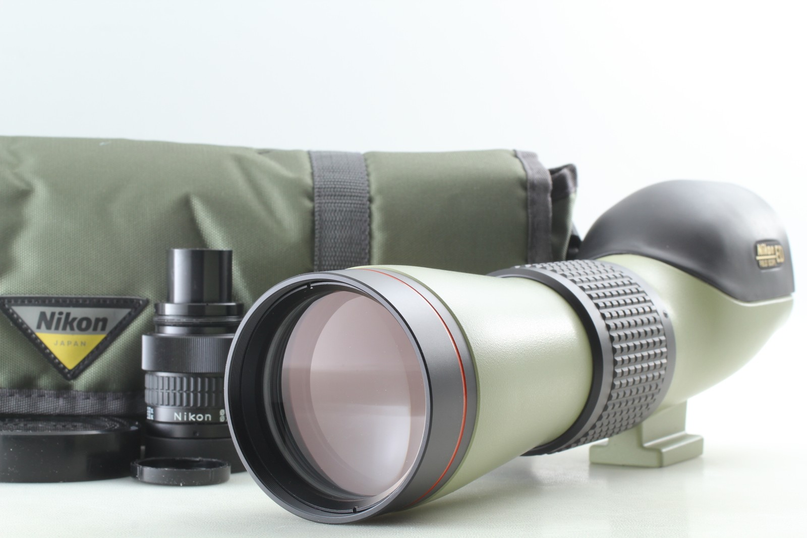 [MINT w/ Case] Nikon Field Scope ED II D=60 P w/ Eye Piece 20-45x From JAPAN