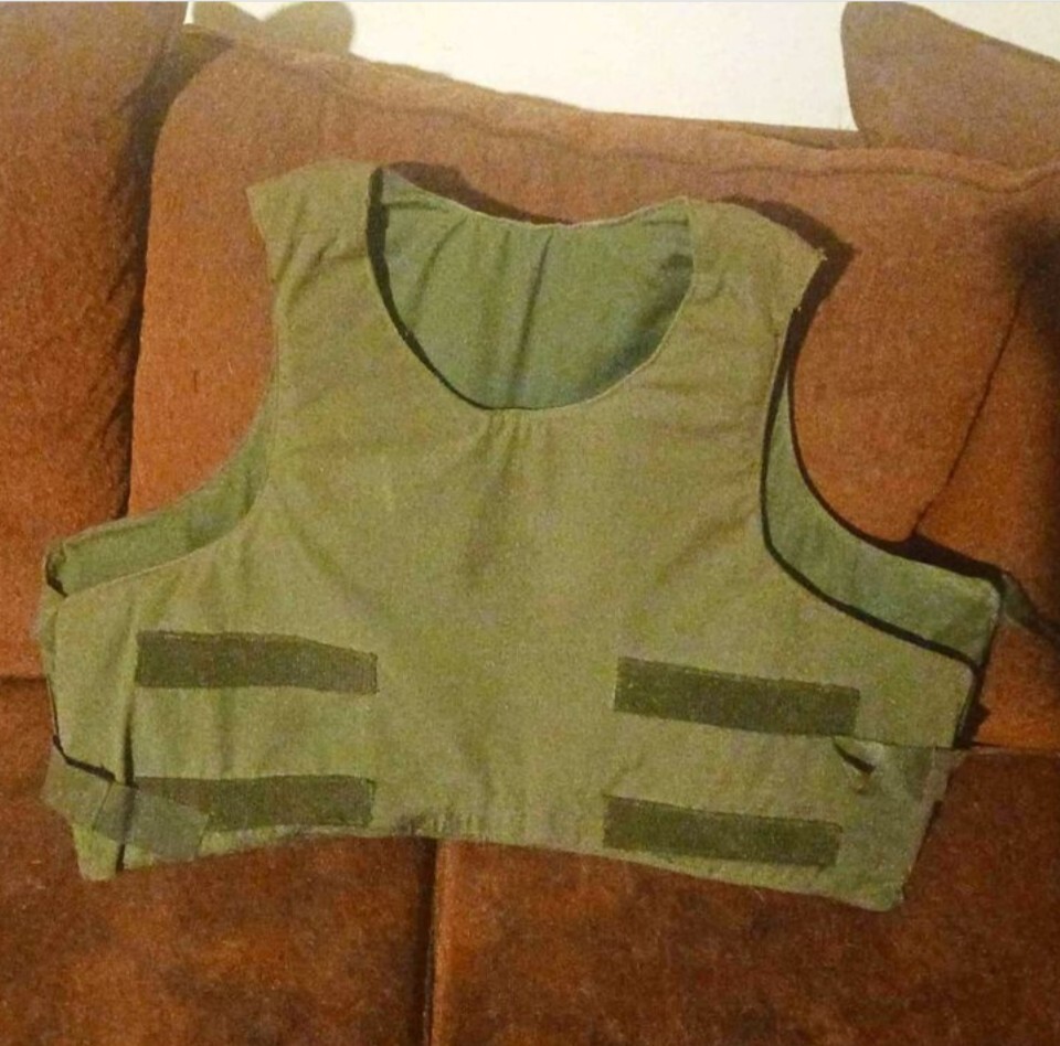 Concealable Soft Level 2 Kevlar Soft Insert Bulletproof Vest With Lv3a Plate