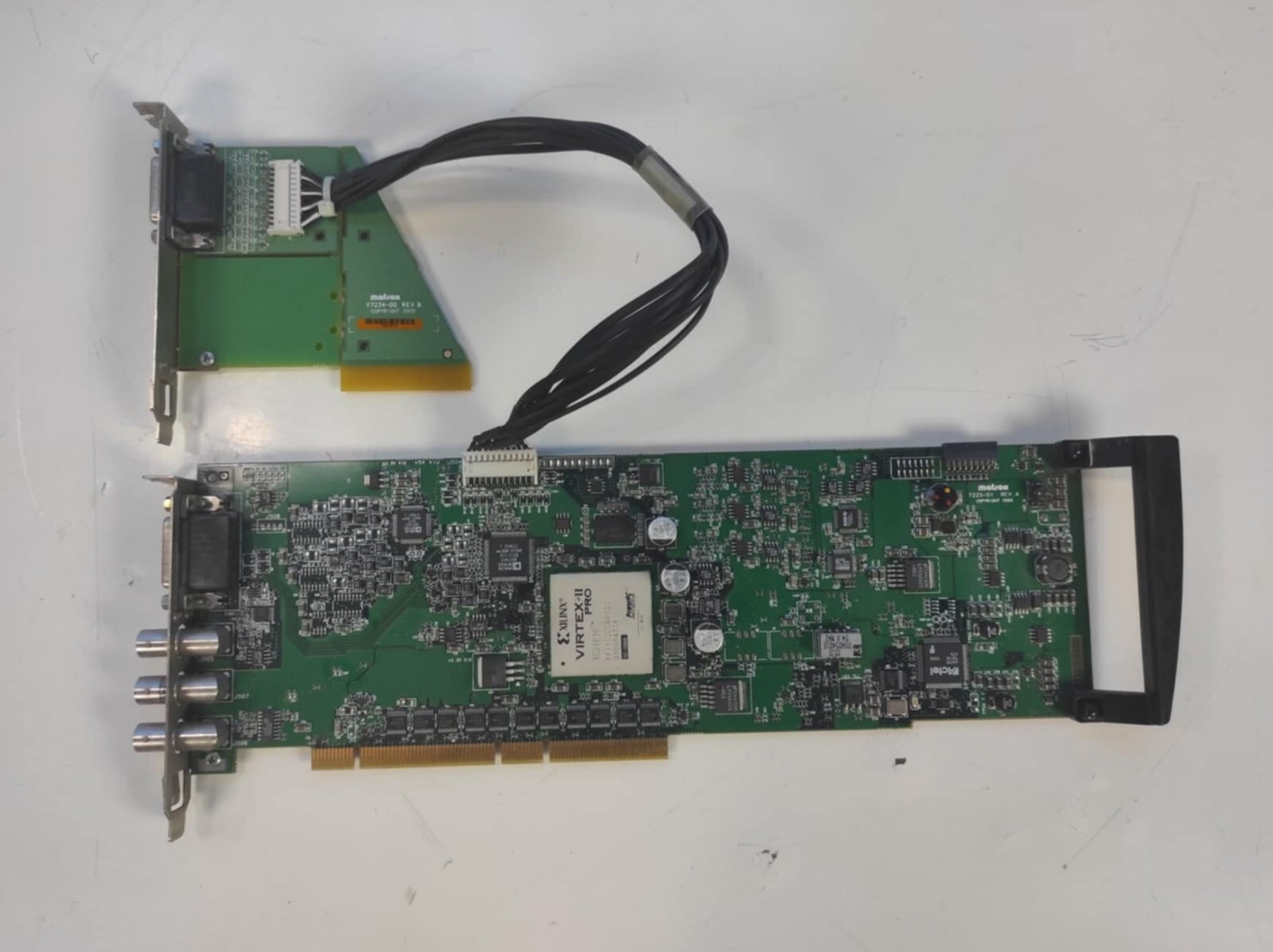 Vintage PC Matrox Y7234-00 REV.B DSXLE/200 Acquisition Card Virtex-II Pro XC2VP