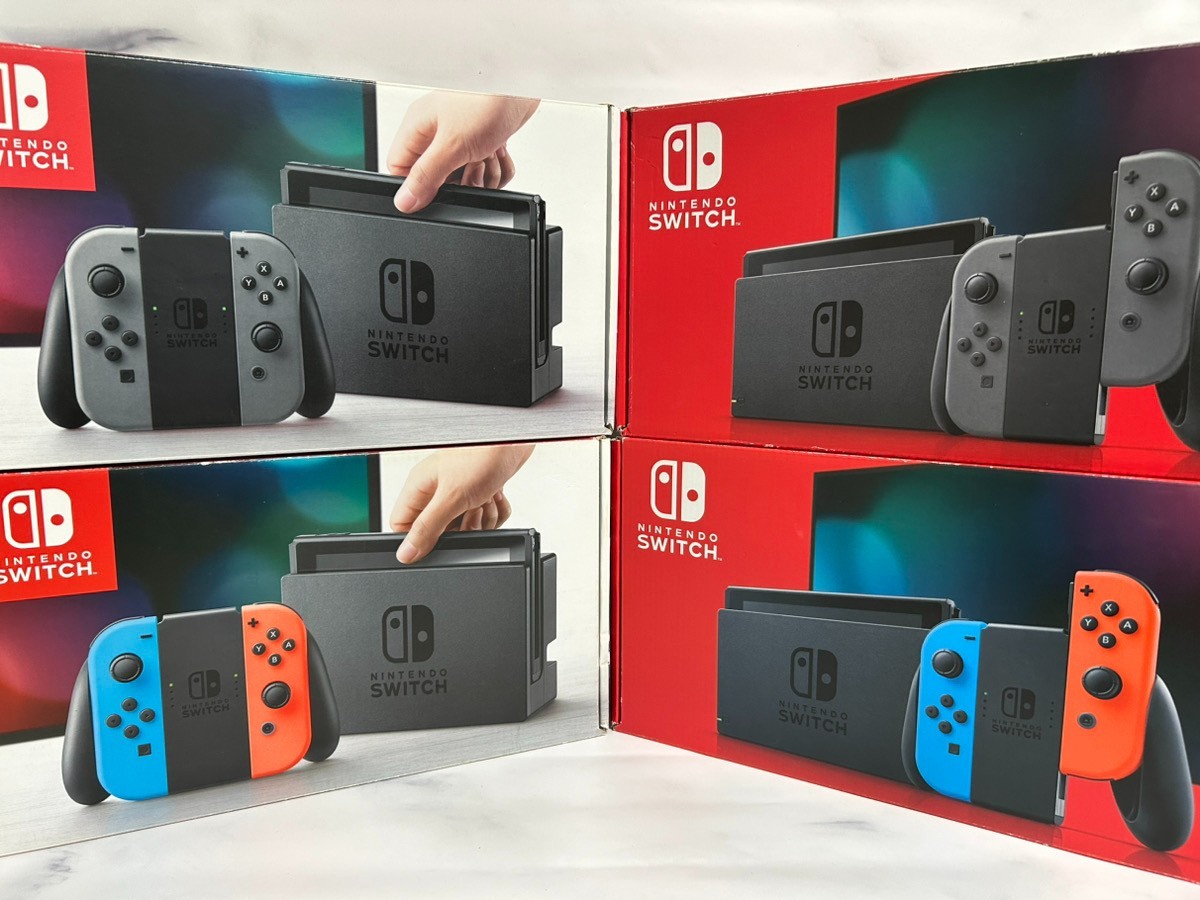 Nintendo Switch Console HAC-001 HAC-001(-01) region free fullset V1 V2  from  US