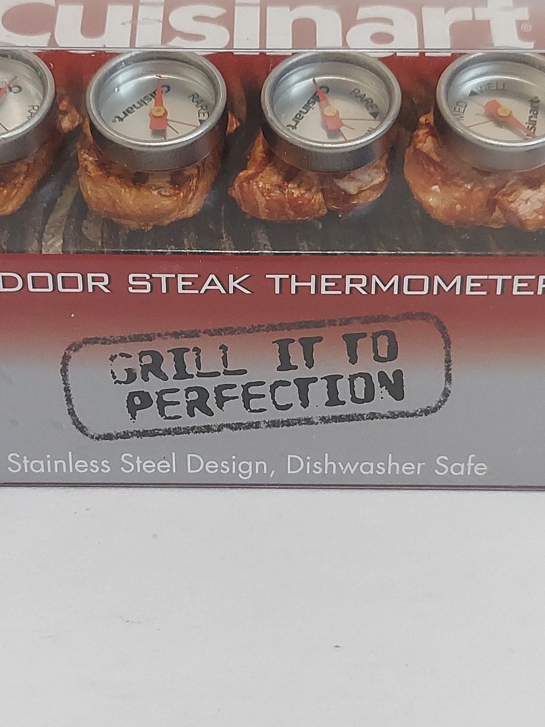 Cuisinart Outdoor Grilling Steak  Thermometers Set of Four-Dishwasher Safe