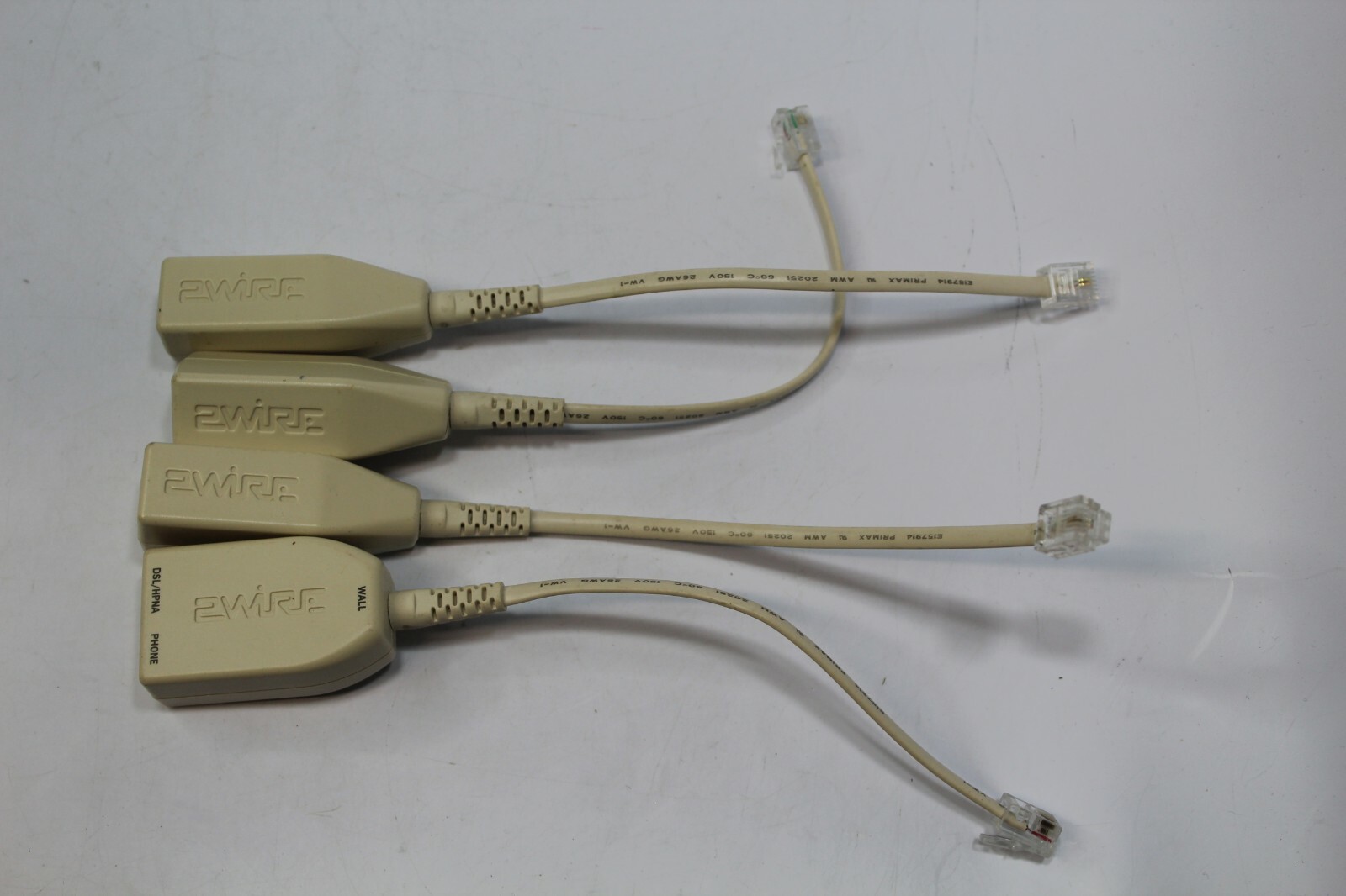 4x 2Wire DSL Line Filters for Single Line Phones USED