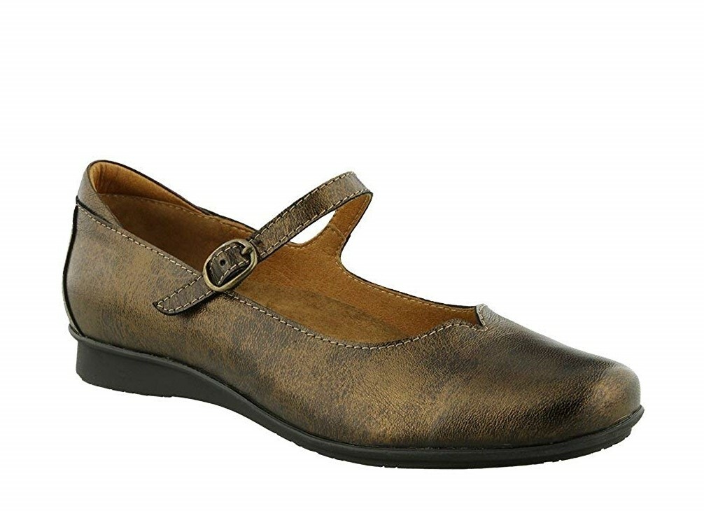 TAOS 234890 Women's Class Bronze Metallic Leather Mary Jane Shoes Sz 8-8.5 (39)