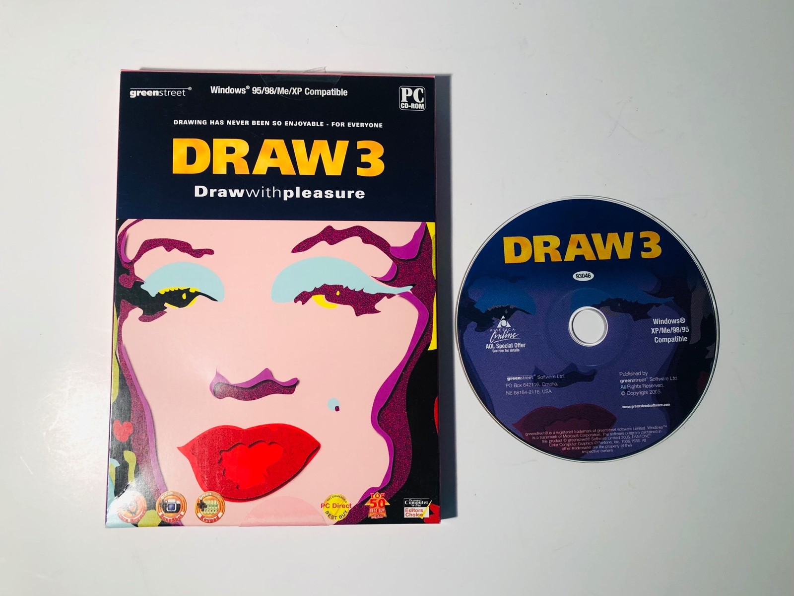 Greenstreet Draw 3: Draw With Pleasure (Windows 95, 98, NT, 2000 & ME) CD-ROM