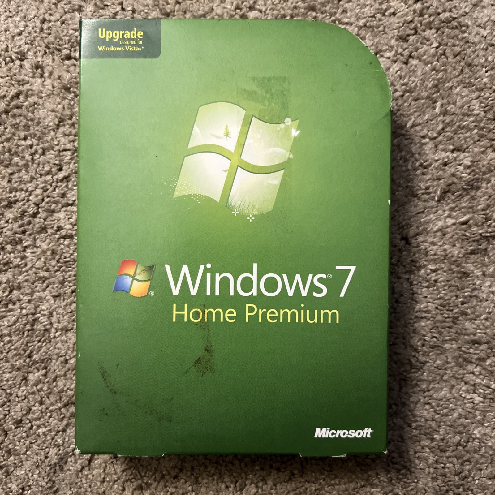 Microsoft Windows 7 Home Premium Upgrade 32 Bit & 64 Bit DVDs Complete w/ Key