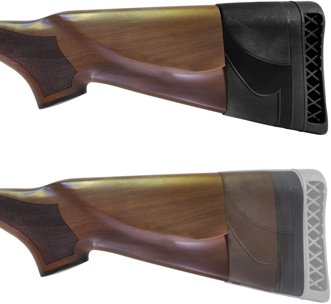 GUGULUZA Gun Butt Stock Recoil Pad for Hunting Shooting (Black) Black