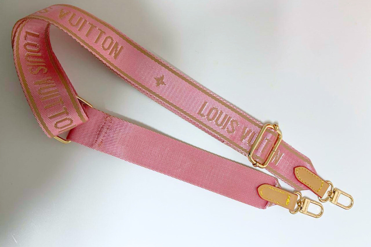 Louis Vuitton Shoulder Strap Adjustable Crossbody Shoulder Replacement Pink