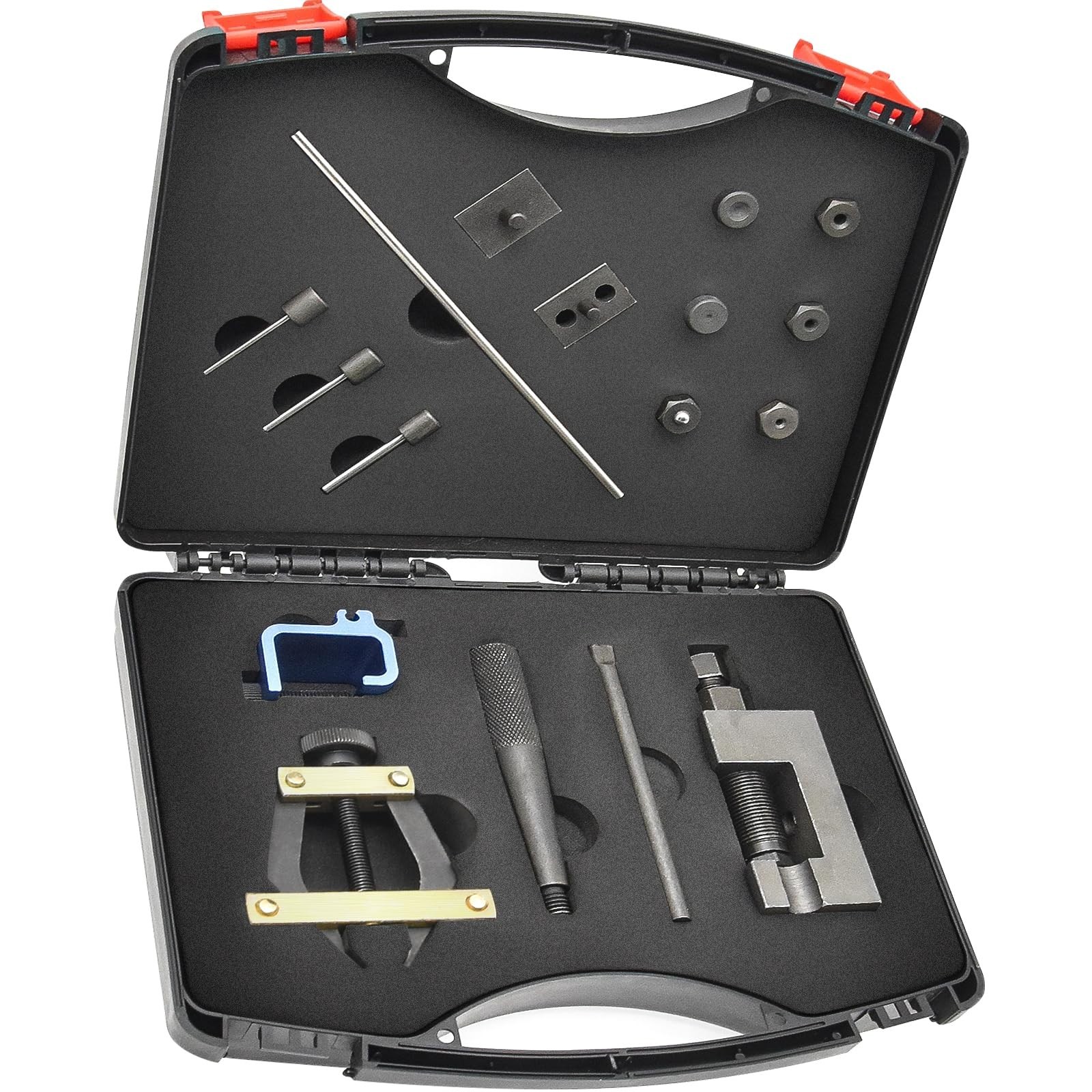 Motorcycle Chain Breaker Tool Kit - Chain Link Cutter & Alignment Set for ATV/Bi