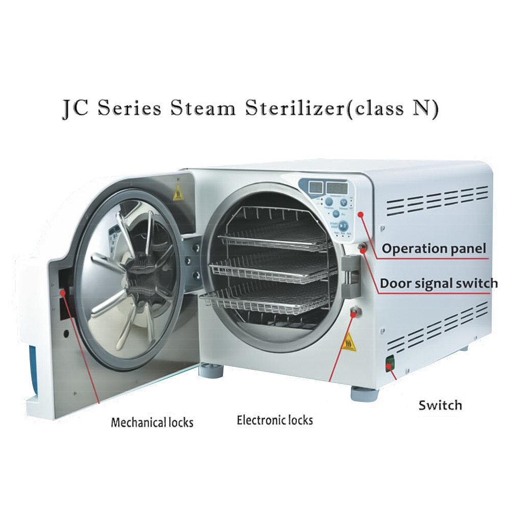 Getidy 16L Dental Medical Digital Steam Autoclave Sterilizer w/ Drying JCH-16 US