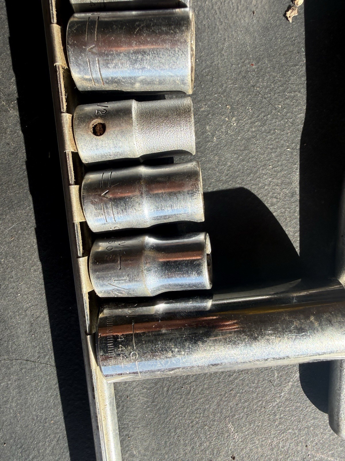Craftsman Socket Set Lot 1/2” Drive Ratchets Deep Sockets USA Made
