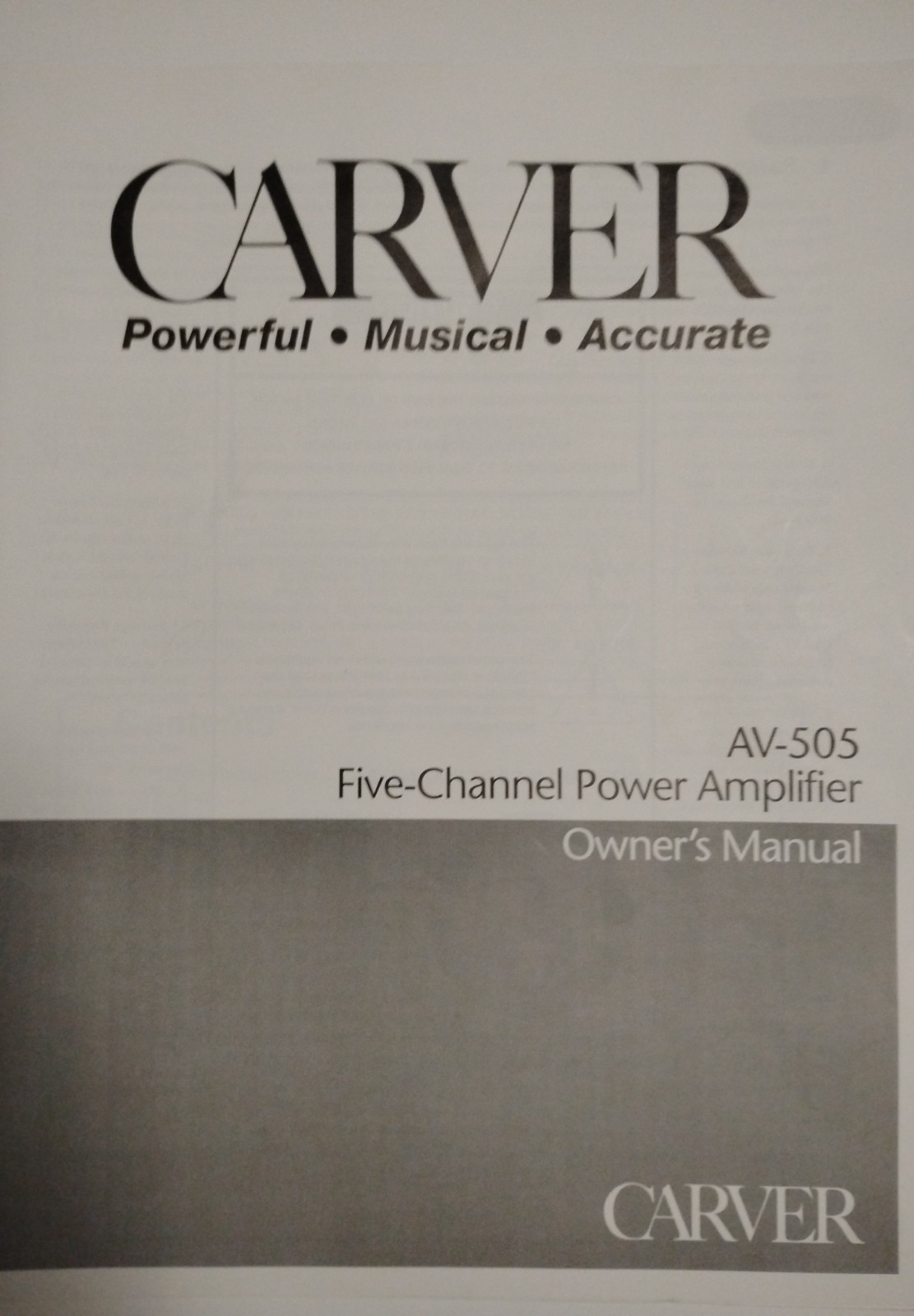 Carver Full Rack System