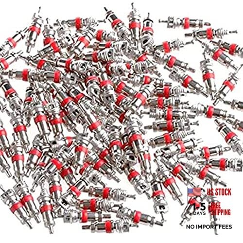 600Pcs Premium Tyre Tire Valve Cores - Valve Stem Core Part Replacement,