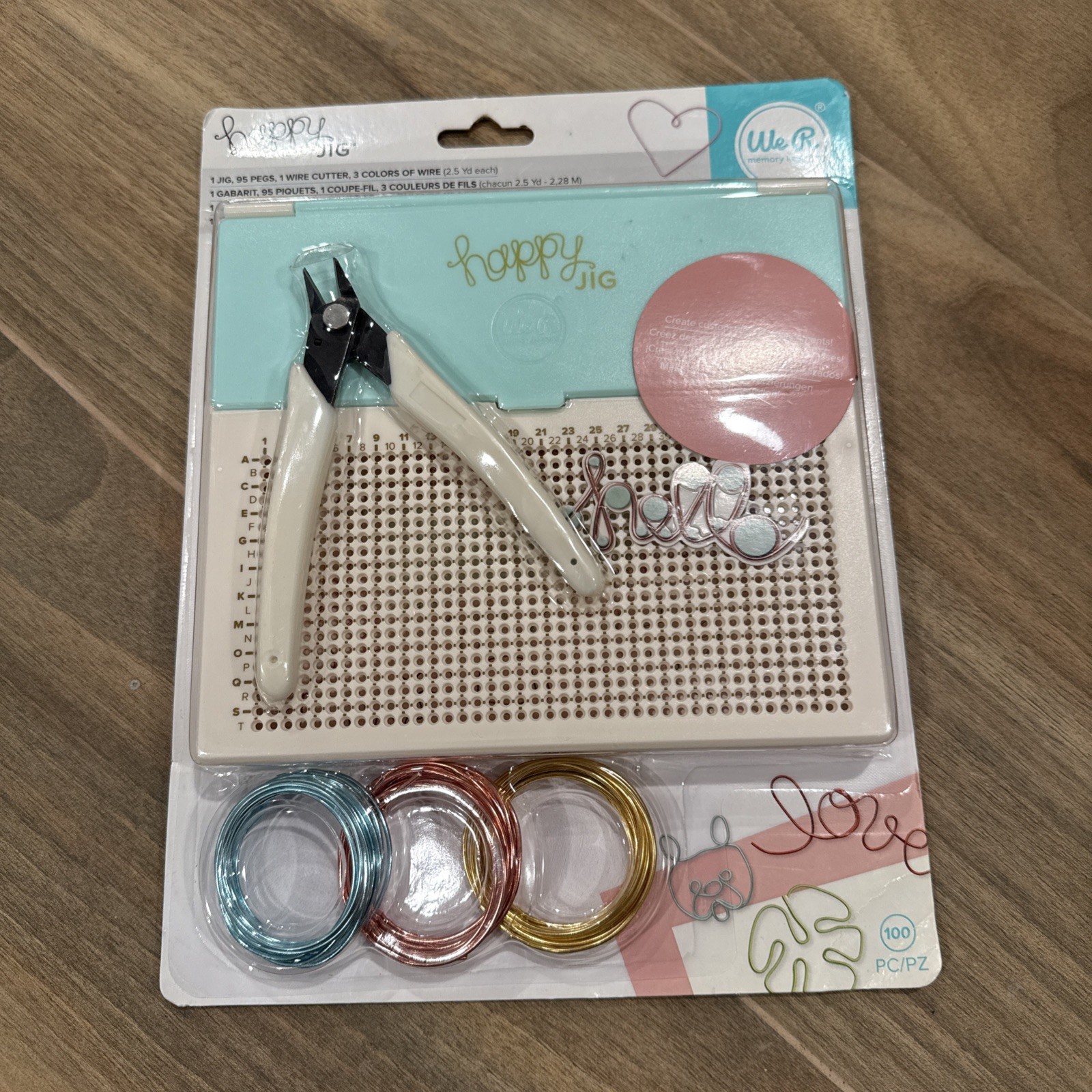 We R Memory Keepers Happy Wire Jig Wire Bending Wrapping Starter Kit Cutters New