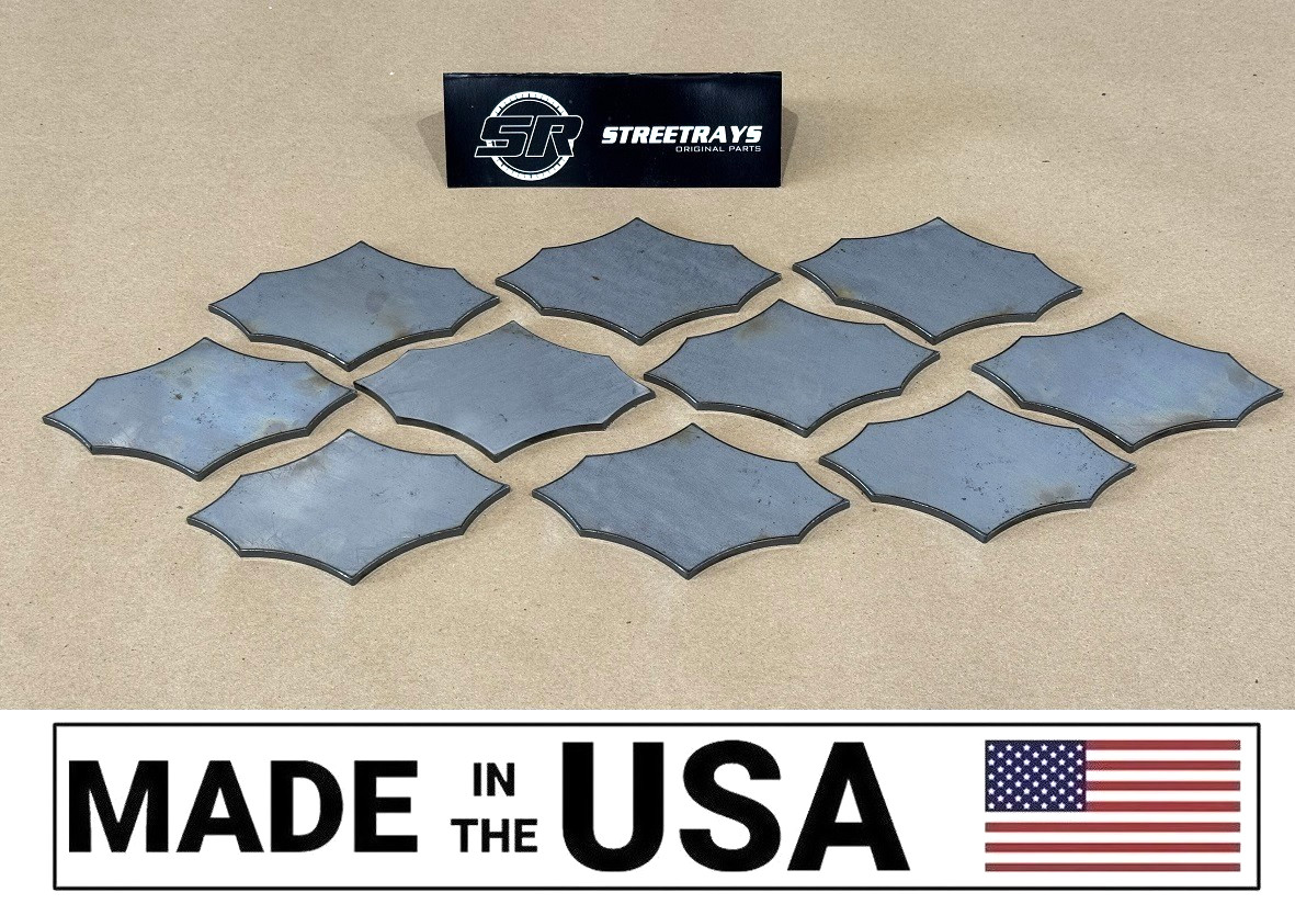 [SR] Frame Chassis Steel Weld-on Gussets T Bucket Hot Rat Rod 23 32 Ford (Qty10)
