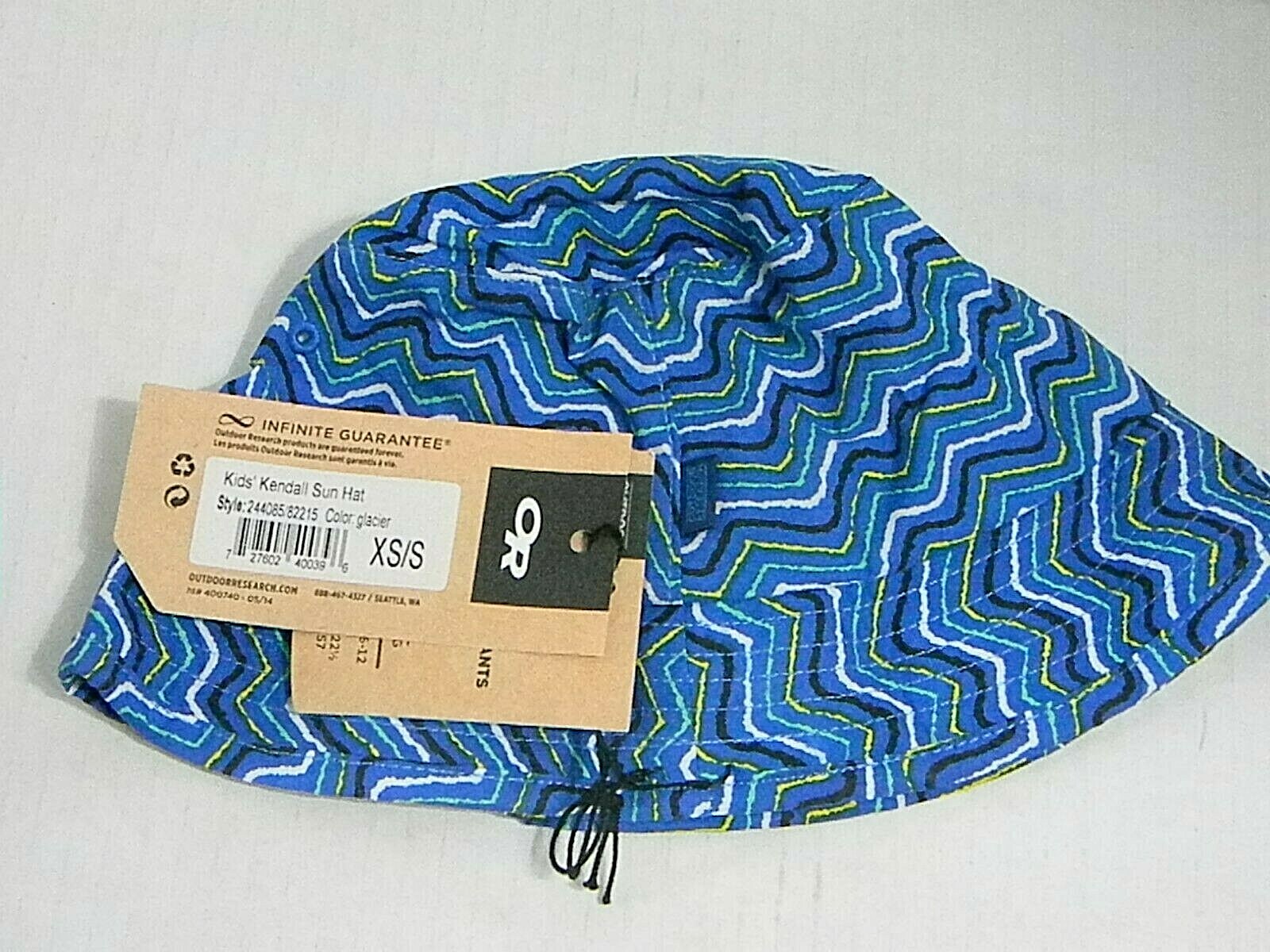 Outdoor Research Kids' Kendall Sun Hat, Glacier, X-Small/Small age 0-3 Years