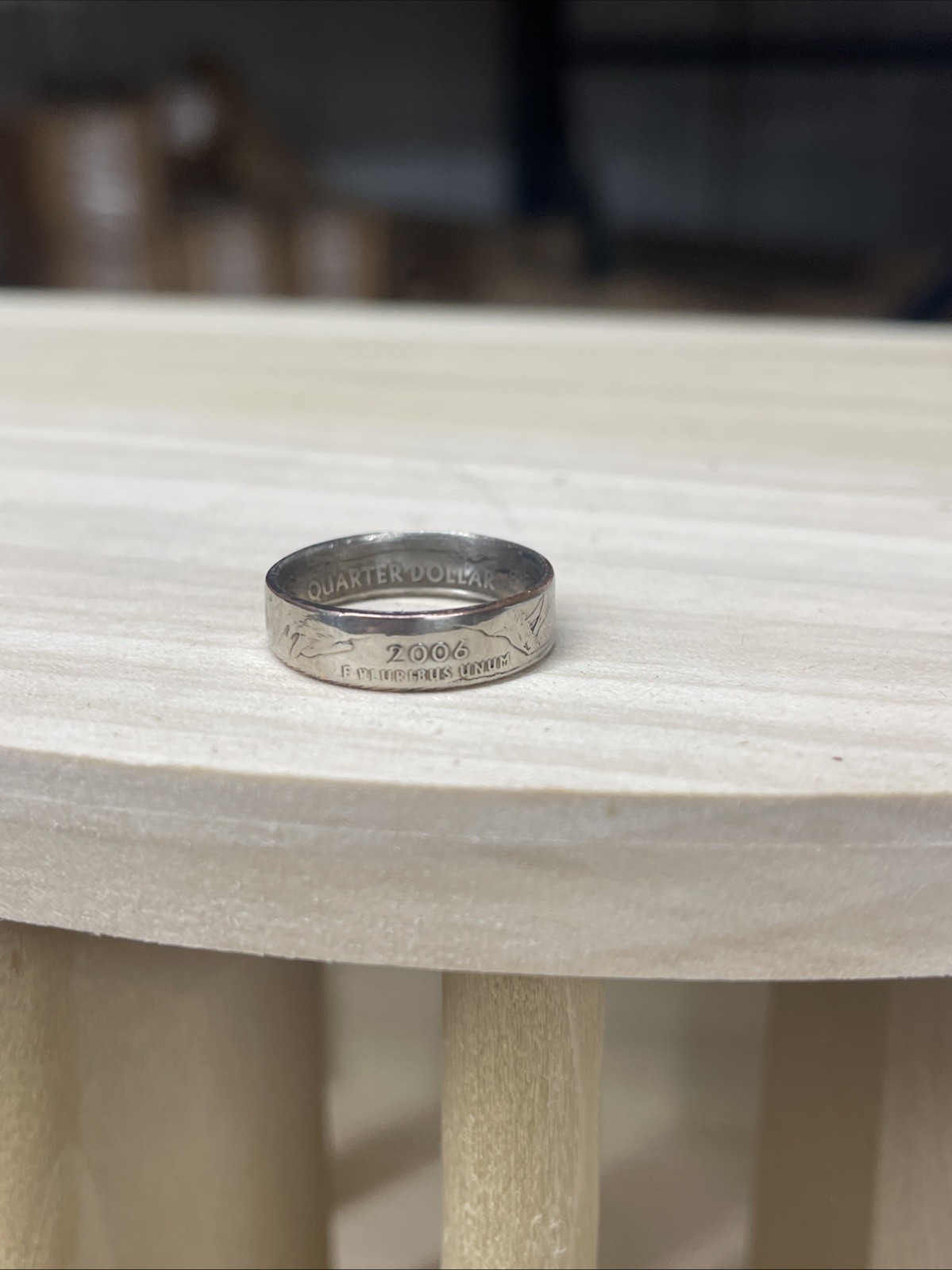 2006 North Dakota Quarter Ring Size 8