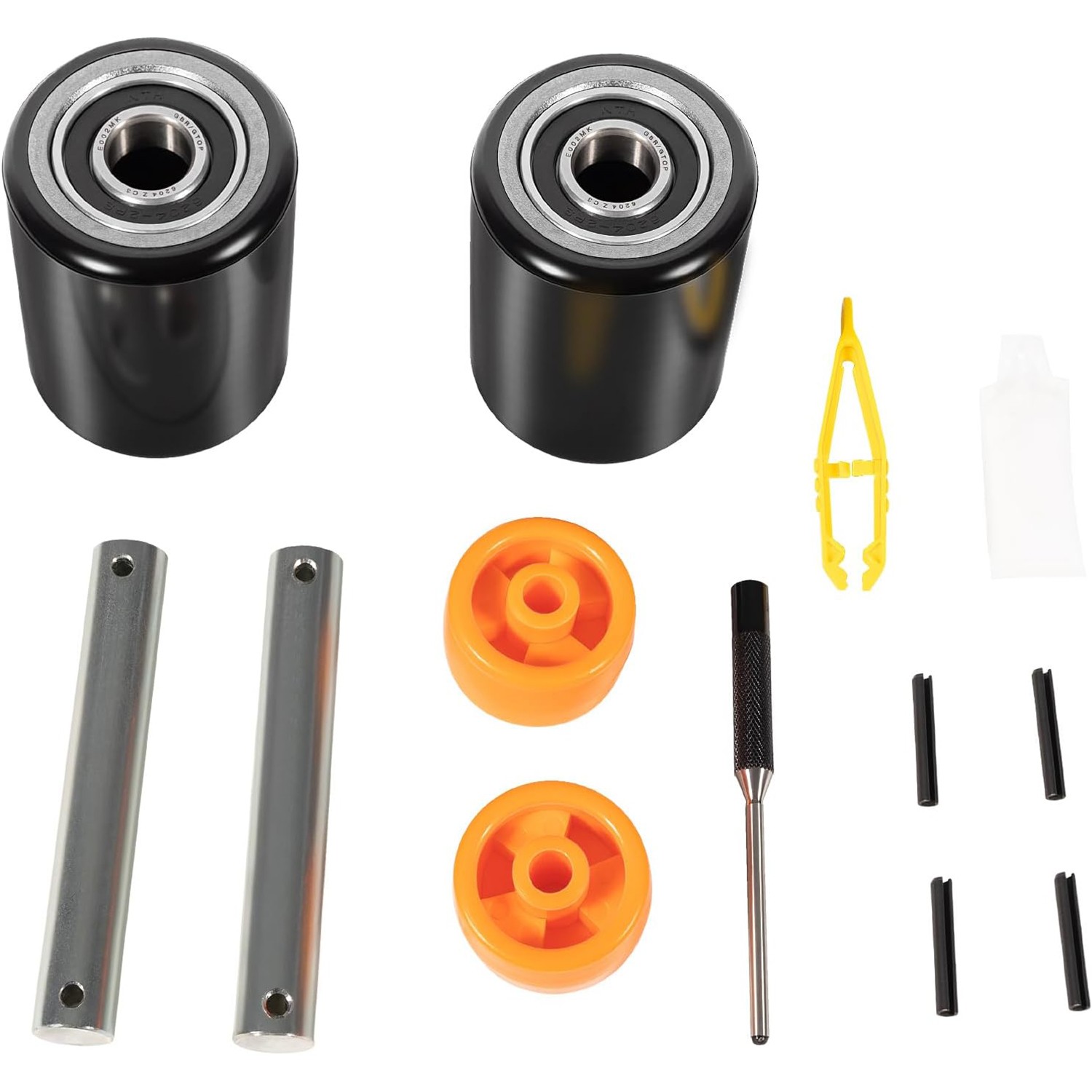 for Crown PTH50 Pallet Jack Front Load Wheels Replacement Kit Complete Tool Kit
