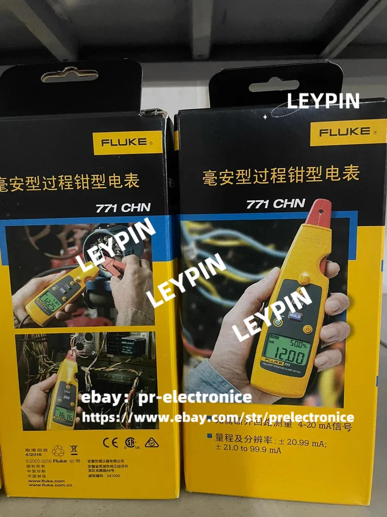 NEW 1 PCS Fluke 771 Milliamp Process Clamp Meter#Pr