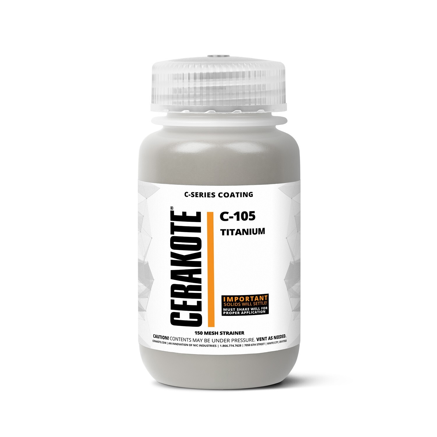 CERAKOTE® C-SERIES Air Cure Ceramic Coating C-105Titanium (4oz)
