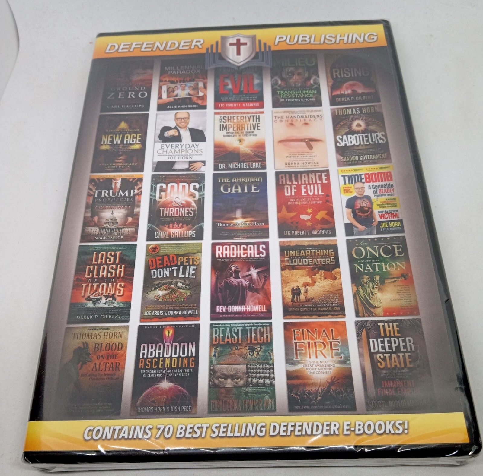 Defender Publishing 70 E-Book Collection Data Disc Factory Sealed