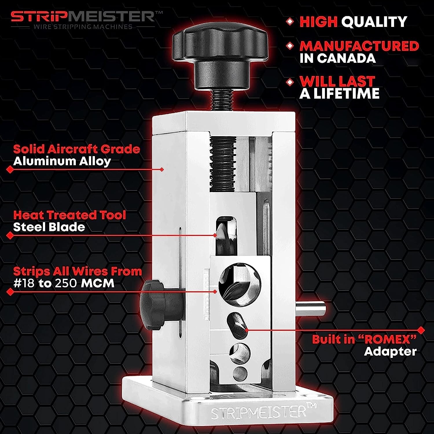Drill-Powered Wire Stripping Tool - Versatile & Efficient - Copper Wire Stripper