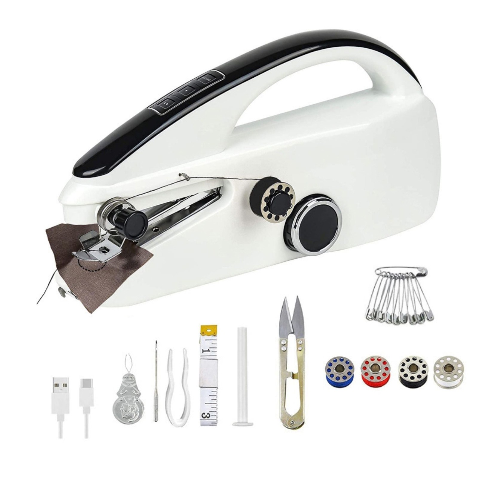 Multi-function Sewing Machine W/Complete Accessory Kit Home Tailoring Tool