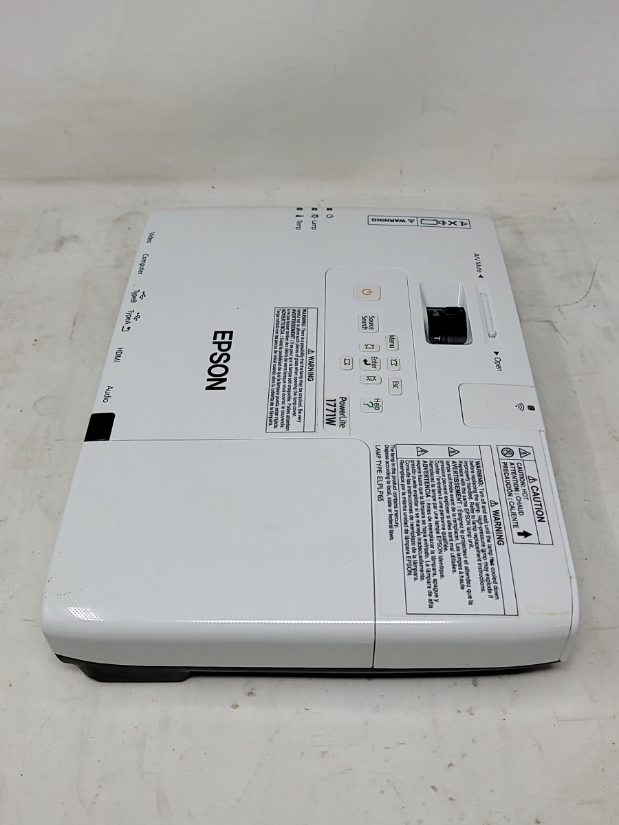 EPSON H477A LCD Projector Lamp hours 186