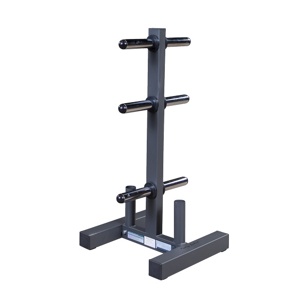 NEW Body Solid Olympic Weight Plate Tree Rack with Barbell Holders Commercial