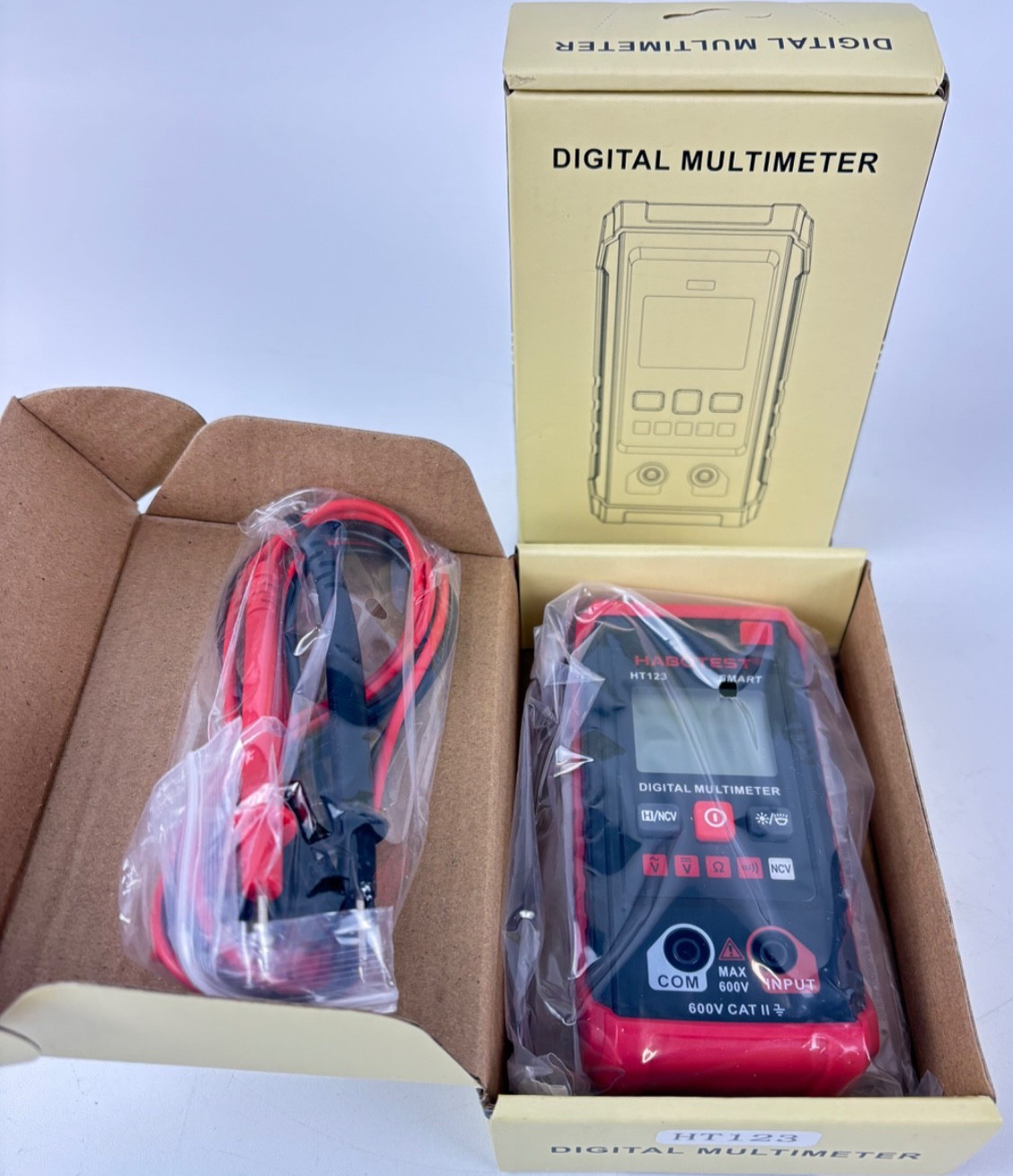 HT123 Fully Intelligent Digital Display multimeter with LED Backlight