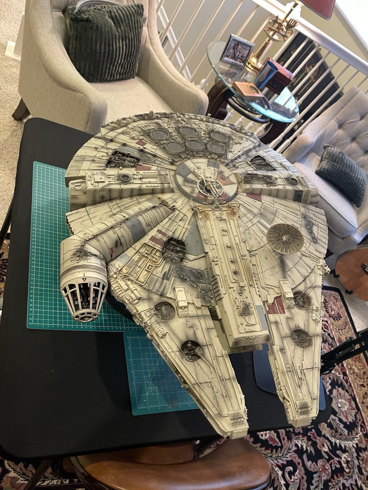 DeAgostini 1/43 Millennium Falcon Built Painted And Lit.