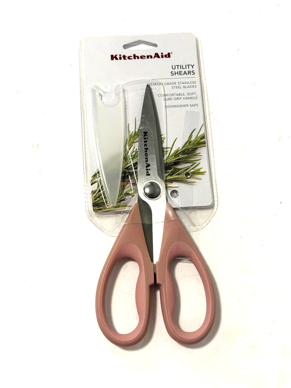 KitchenAid Scissors Utility Shears Pink Dried Rose  KE3510HDRA