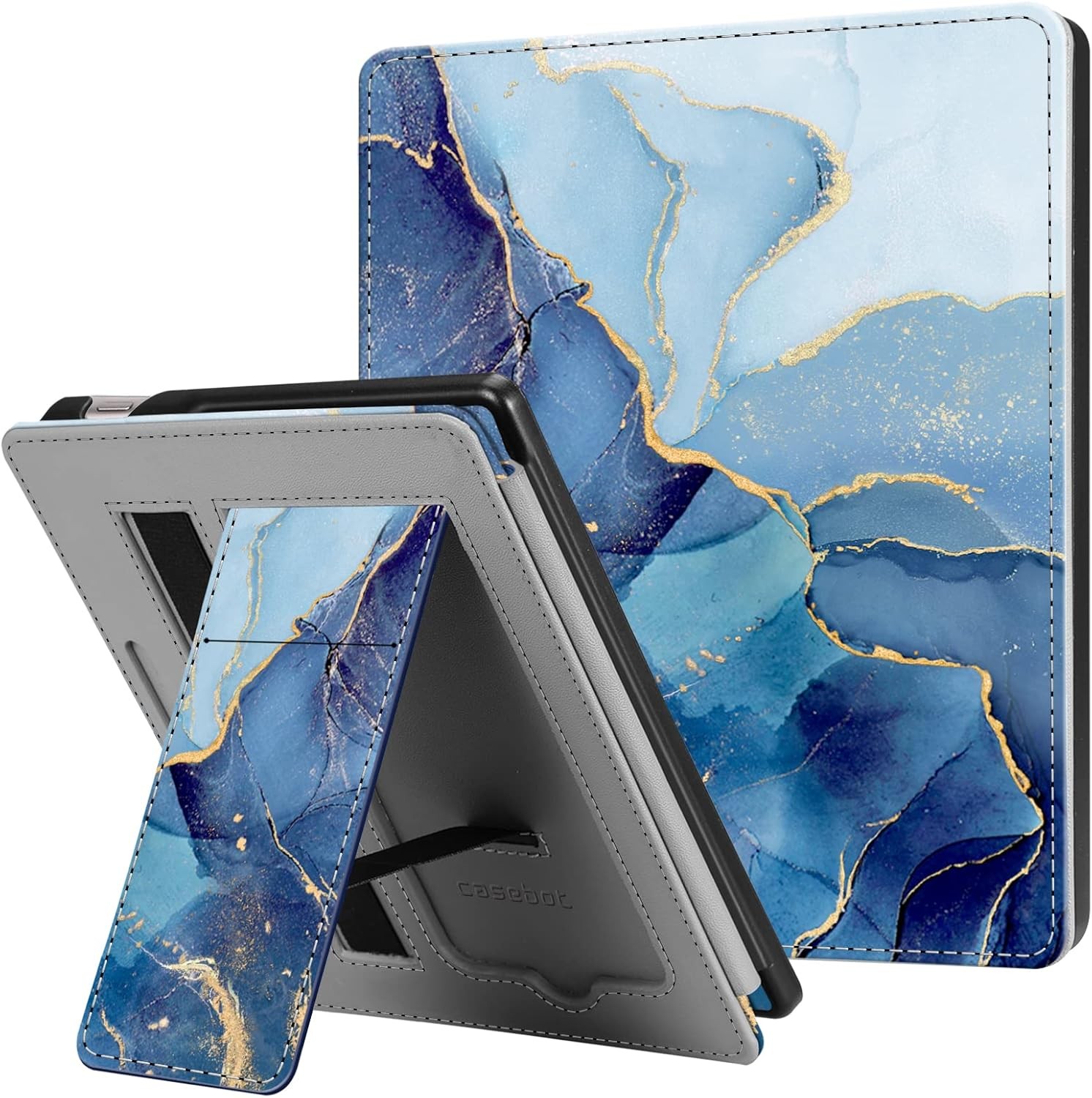 For Kindle Oasis 10th Gen 2019 / 9th Gen 2017 Case Stand Cover with Hand Strap