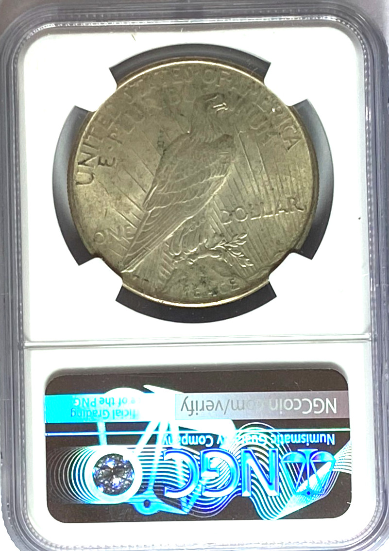 1925 $1 Peace Silver One Dollar US NGC MS63 Uncirculated Philadelphia