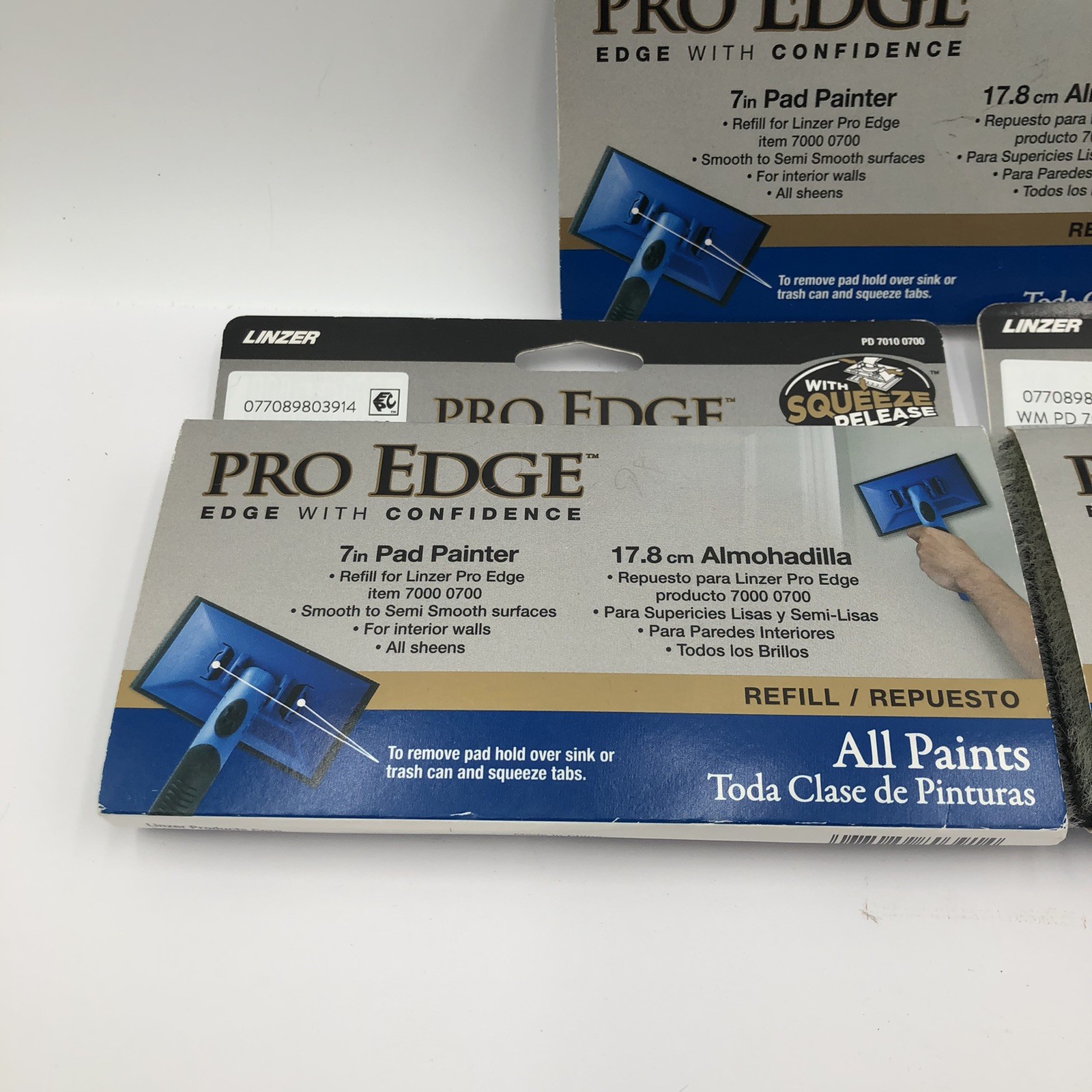 Linzer 7in. Smooth/ Semi Surface PD-7010-7 Pad Edge Painter Refill Pro Edge (3)