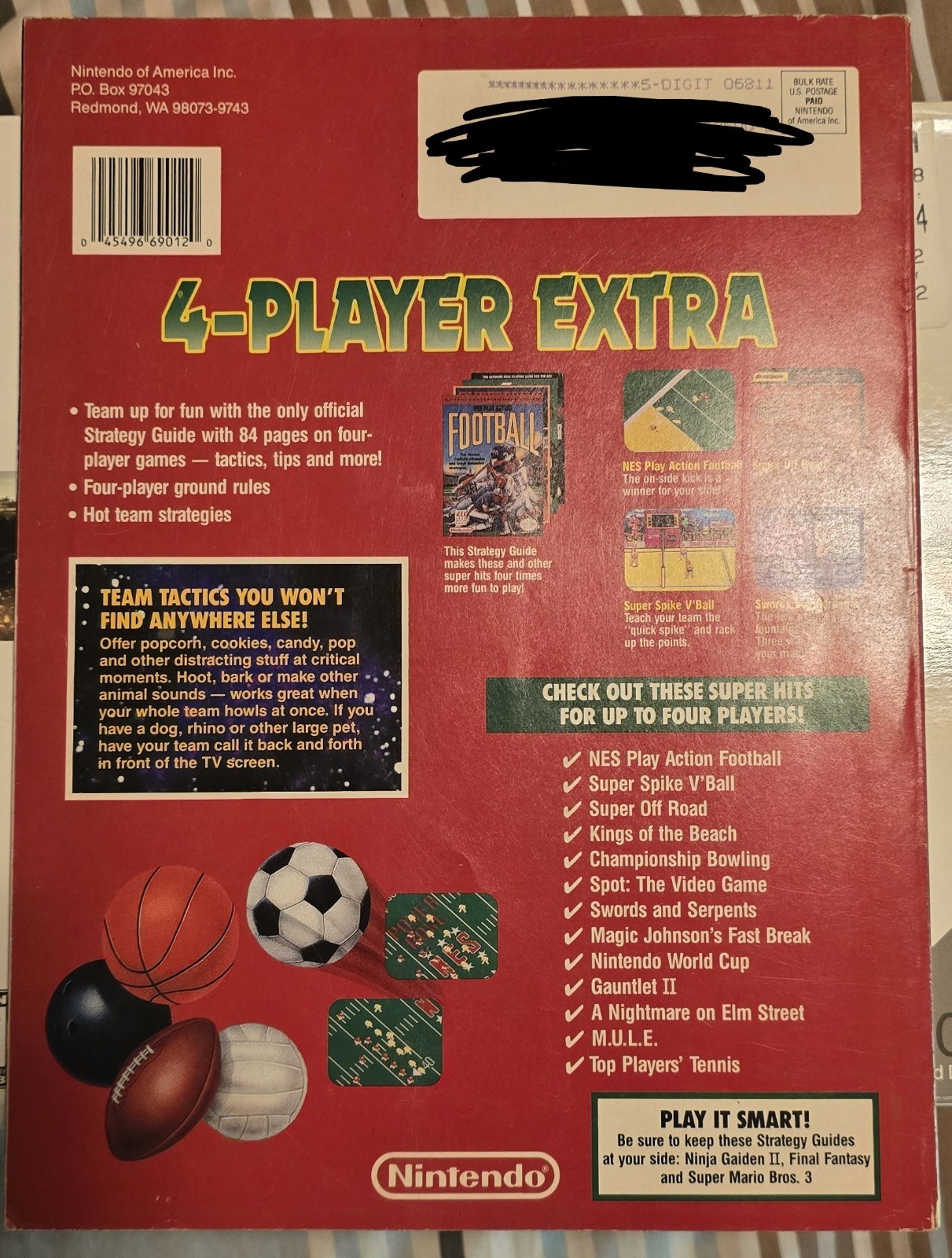 Nintendo Power Strategy Guide 4 Player Extra