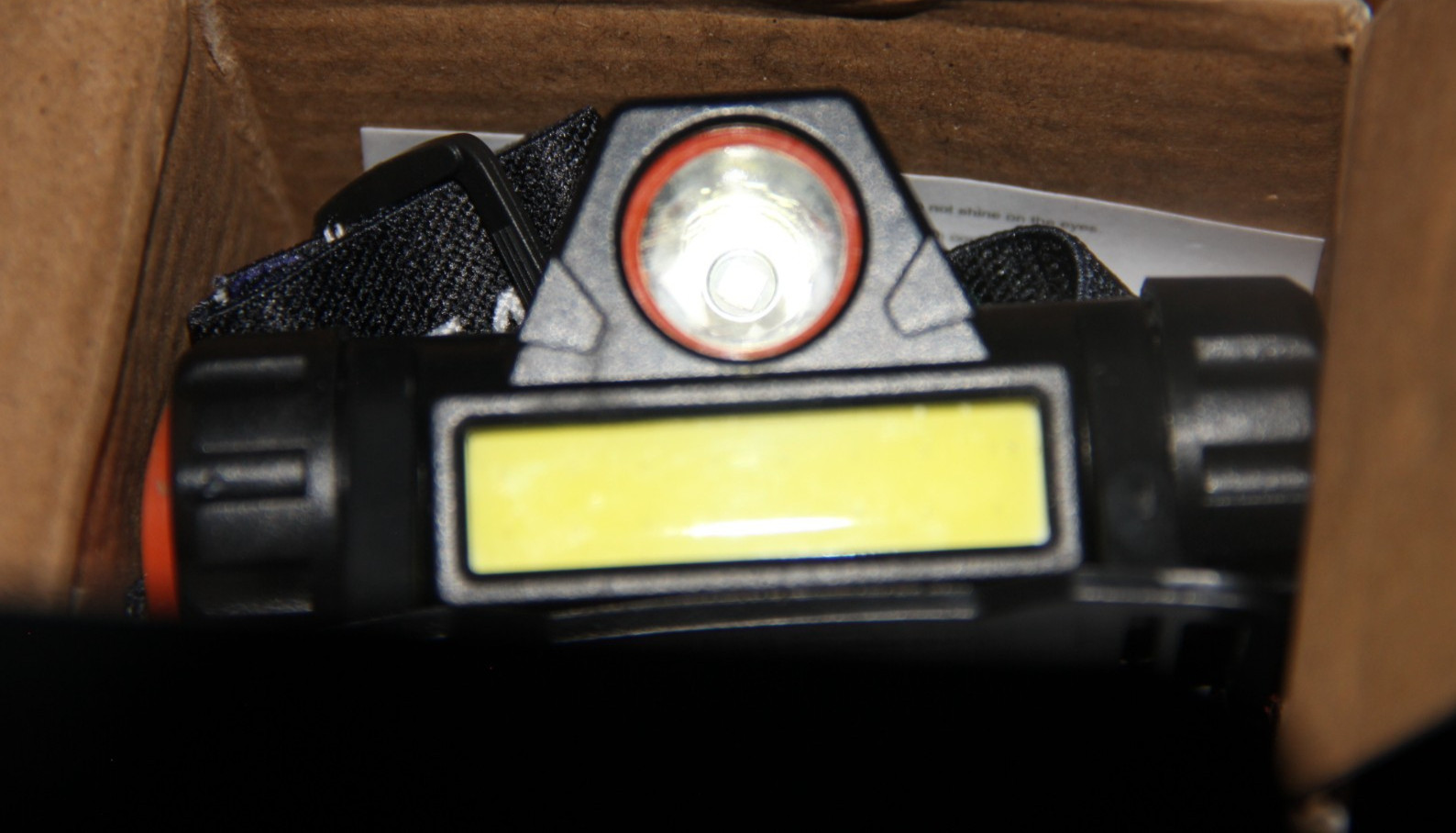Brilliant Fire High Power Headlamp Built-In Rechargeable Ultra Bright LED Light